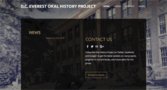 Desktop Screenshot of dceoralhistoryproject.org
