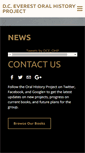 Mobile Screenshot of dceoralhistoryproject.org